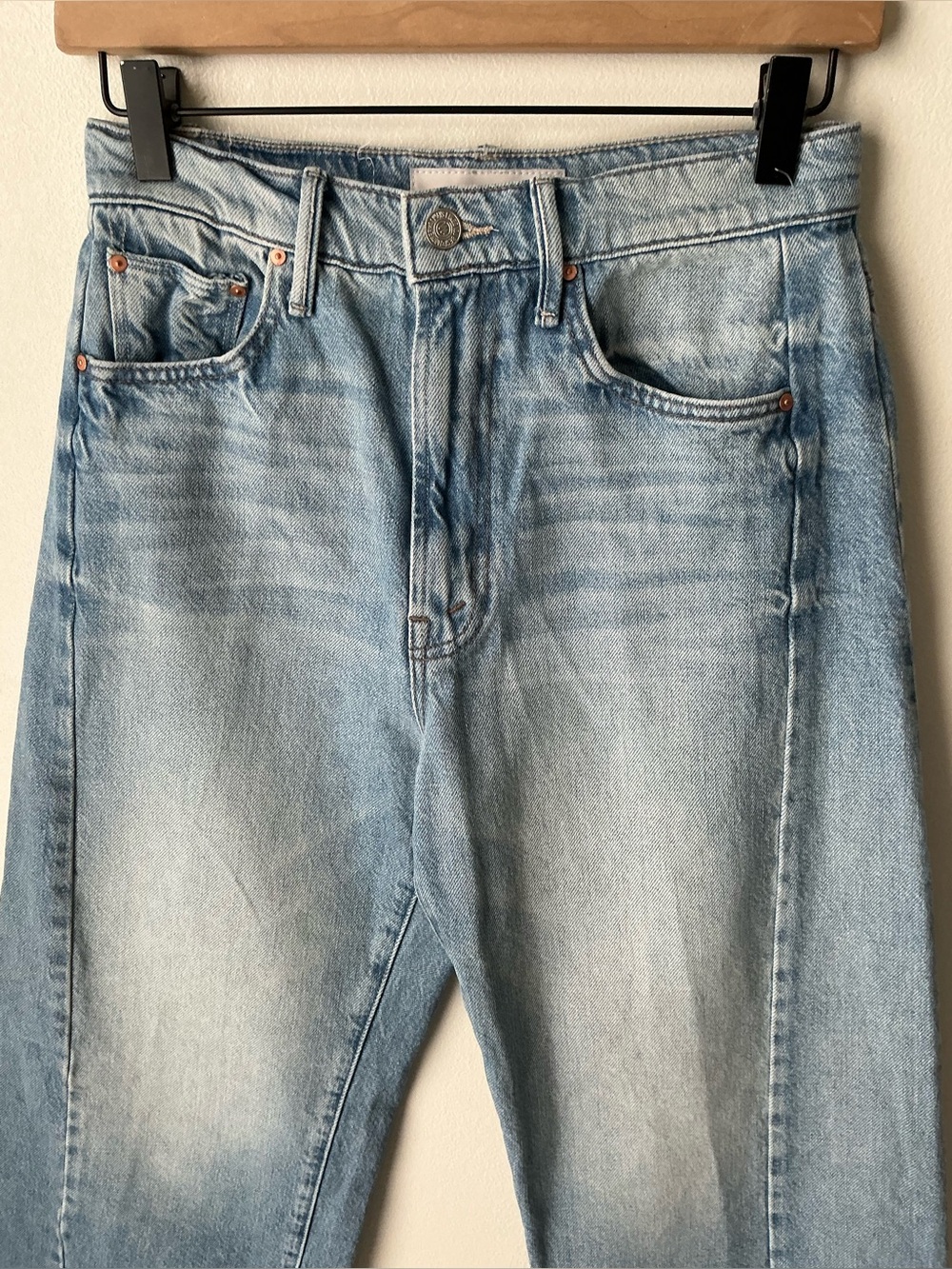 MOTHER SUPERIOR Jeans Half-Pipe Ankle This Is How I Roll Blue Size 25 - Picture 4 of 13